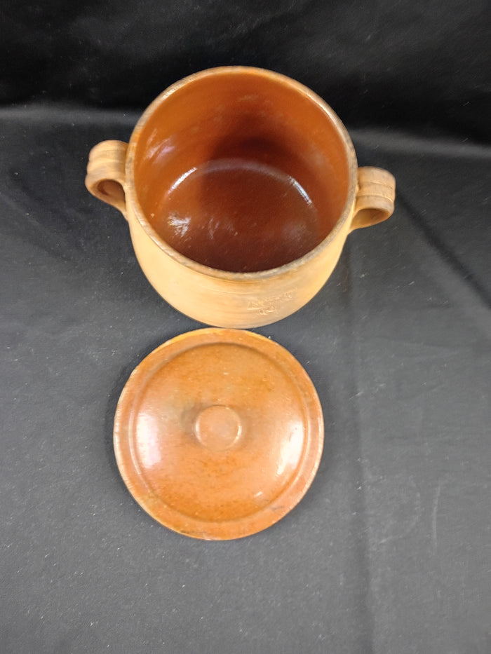 VTG French Terracotta Bean Pot