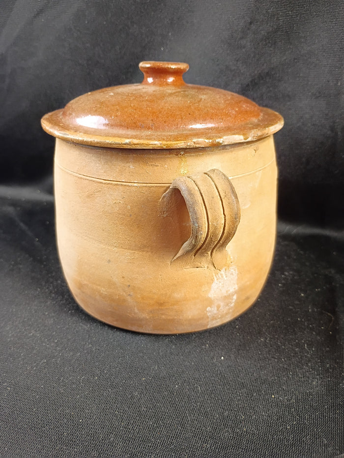 VTG French Terracotta Bean Pot