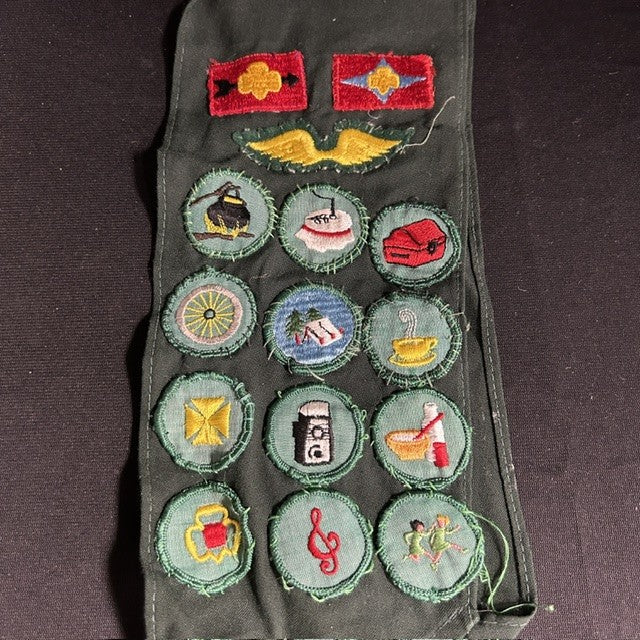 VTG Girl Scout Sash with Catalina Council AZ label