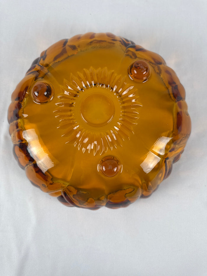 VTG Indiana Colony Footed Sunflower Serving Bowl