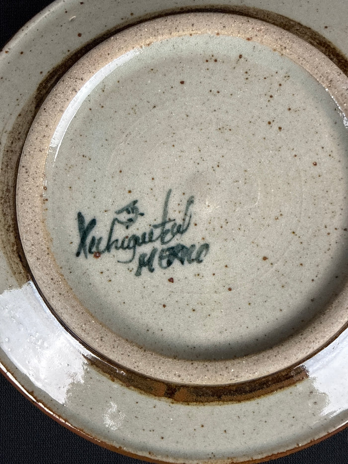 VTG Ken Edwards El Paloma Tonala Mexican Pottery Cups and Saucers