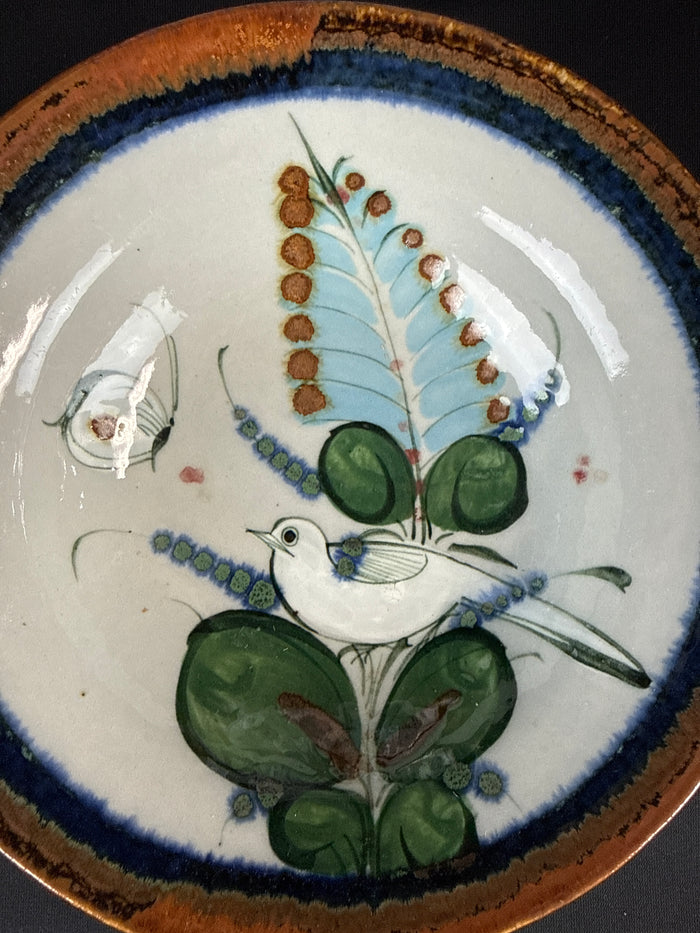 VTG Ken Edwards Pottery El Palomar White Bird Mexican Ceramic Bowls