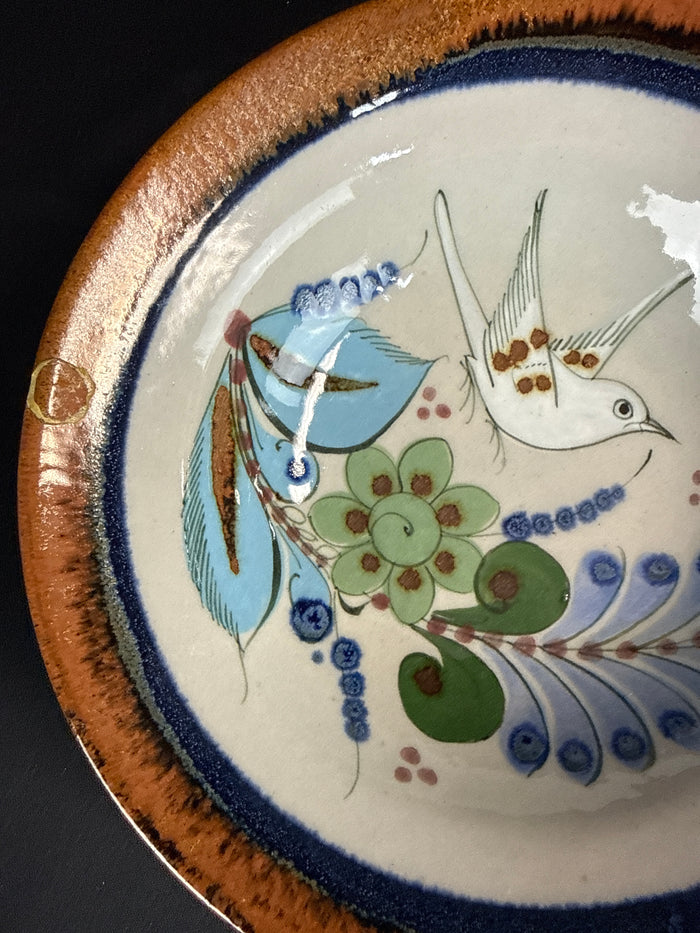 VTG Ken Edwards Pottery El Palomar White Bird Mexican Ceramic Bowls