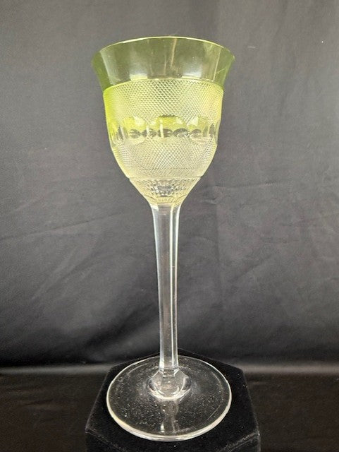 VTG Lime Cordial/Wine Glasses