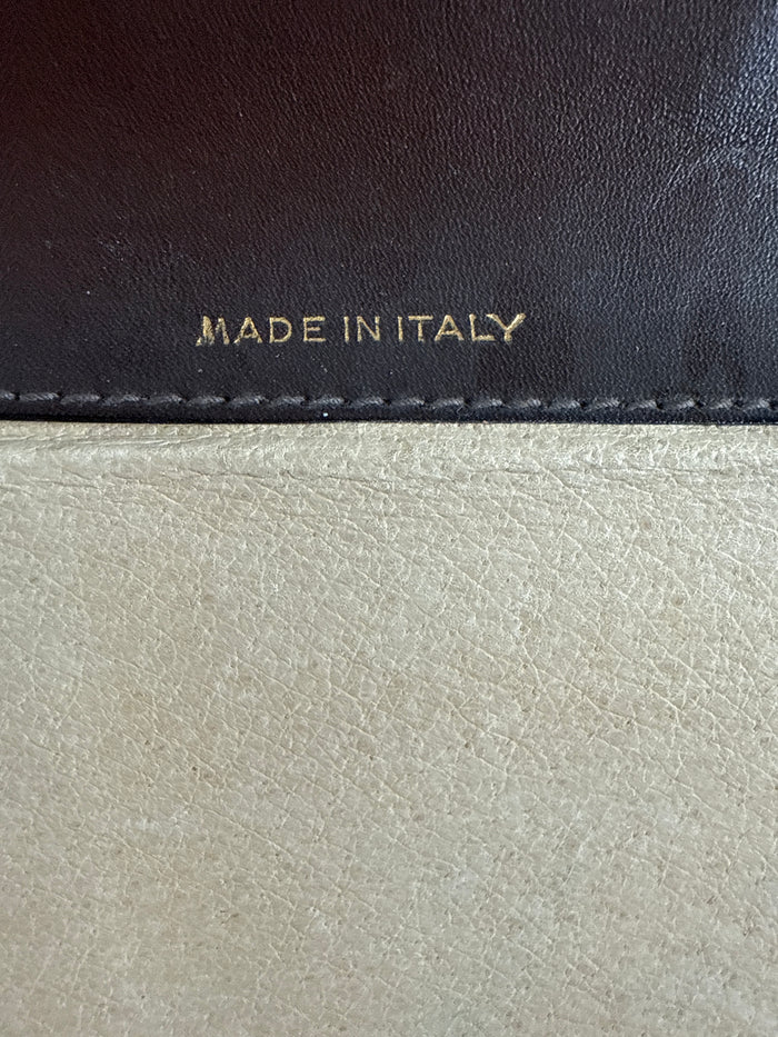 VTG Mark Cross Monogramed Document Clutch