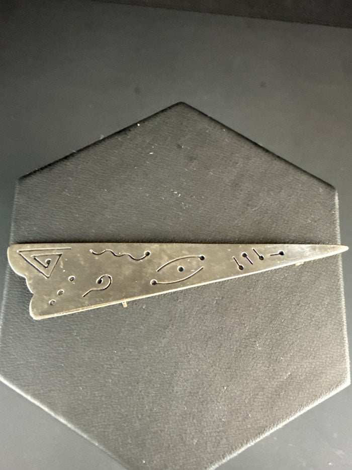 VTG. Mexican Sterling Silver Modernist Brooch