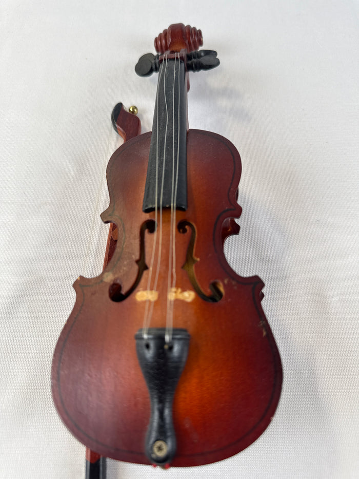 VTG Miniature Violin Music Box