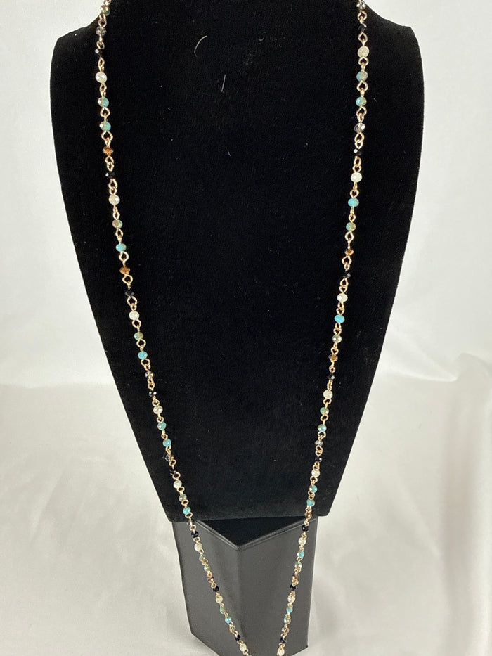 VTG Natasha Faux Turquoise Necklace