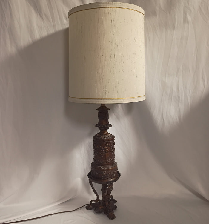 VTG Rococo Bronze Lamp