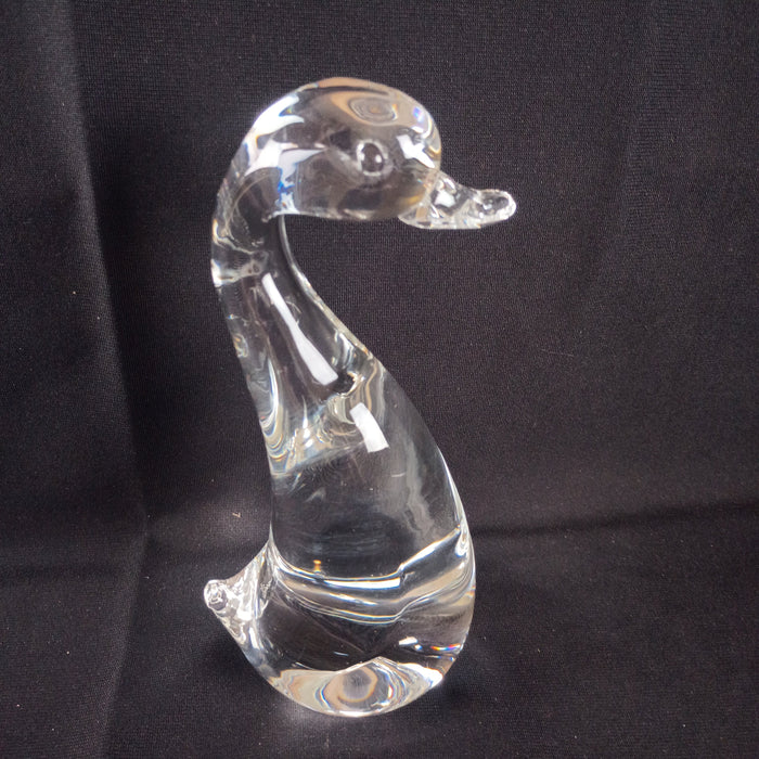 VTG Steuben Art Glass Duck