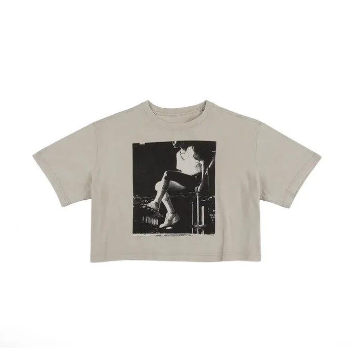 W Basketball Tee 'Light Bone'