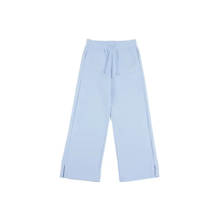 W NSW Phoenix Fleece High-Waisted Wide-Leg Pants 'Hydrogen Blue Sail'