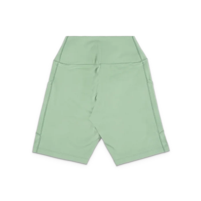 W One High-Waisted 8" Biker Shorts with Pockets 'Steam White'