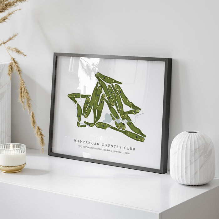Wampanoag Country Club | Golf Course Map | On Table