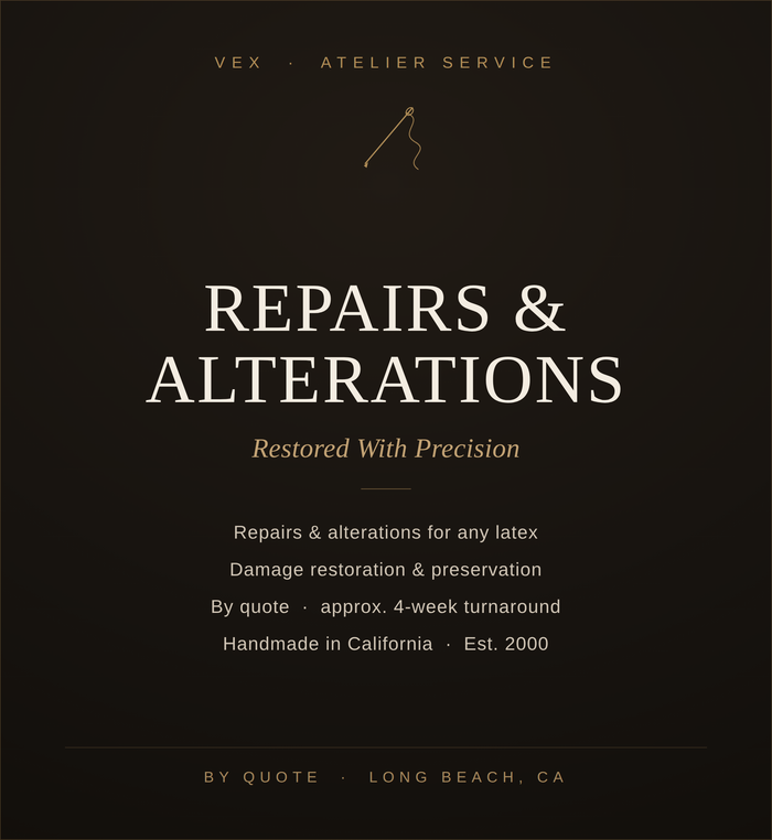 Vex Washing Fee — latex repair studio service