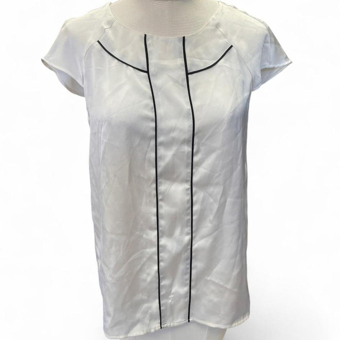 White sheer blouse