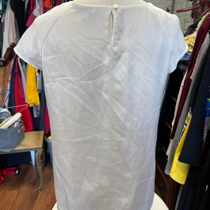 White sheer blouse