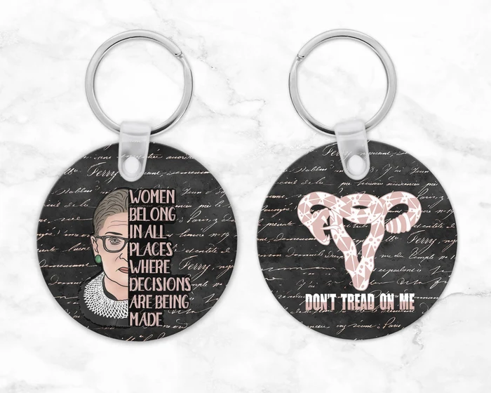 Women Belong in All Places | Novelty Keychain