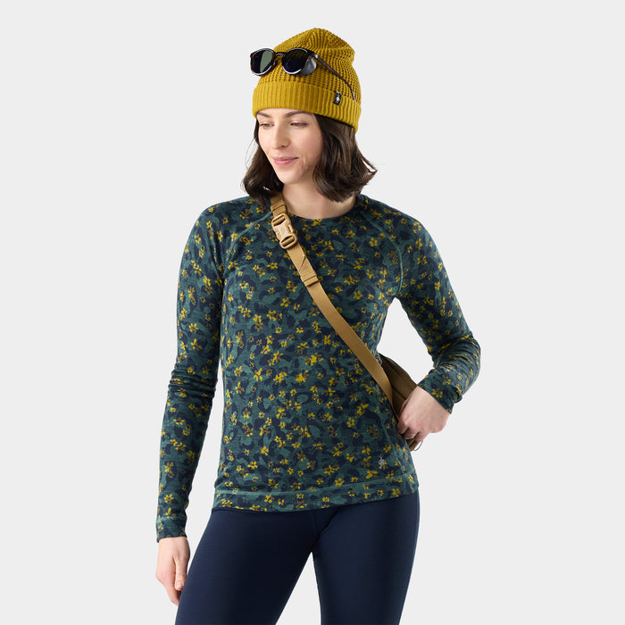 Dark Teal Wild Blossom / L