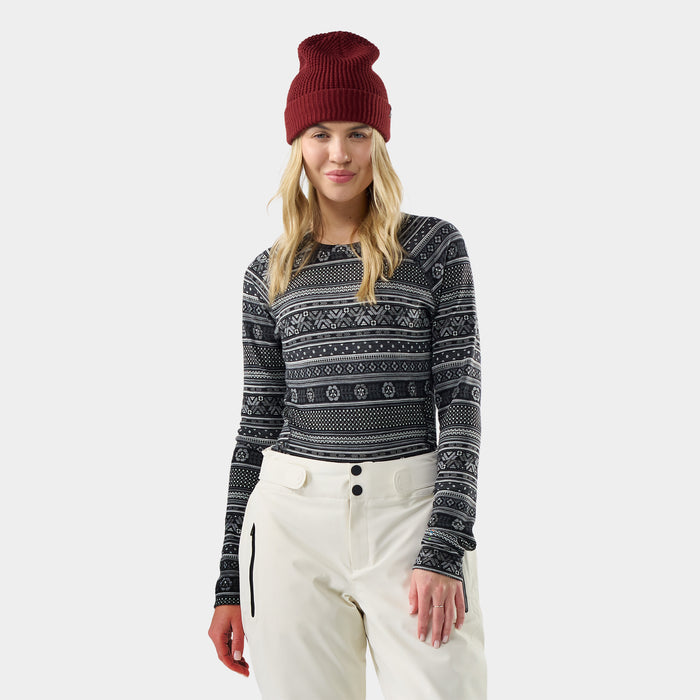 Black Fair Isle Fun / L