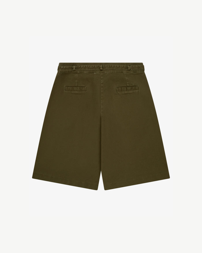 Women's Denim Bermuda Short - Khaki