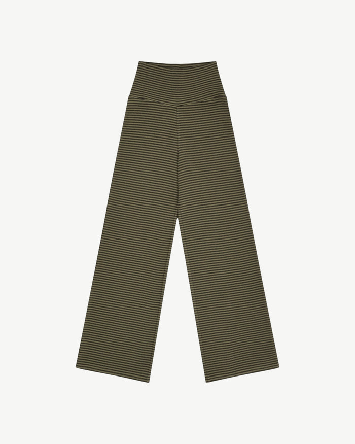 Women's Fold Over Pant - Stripe