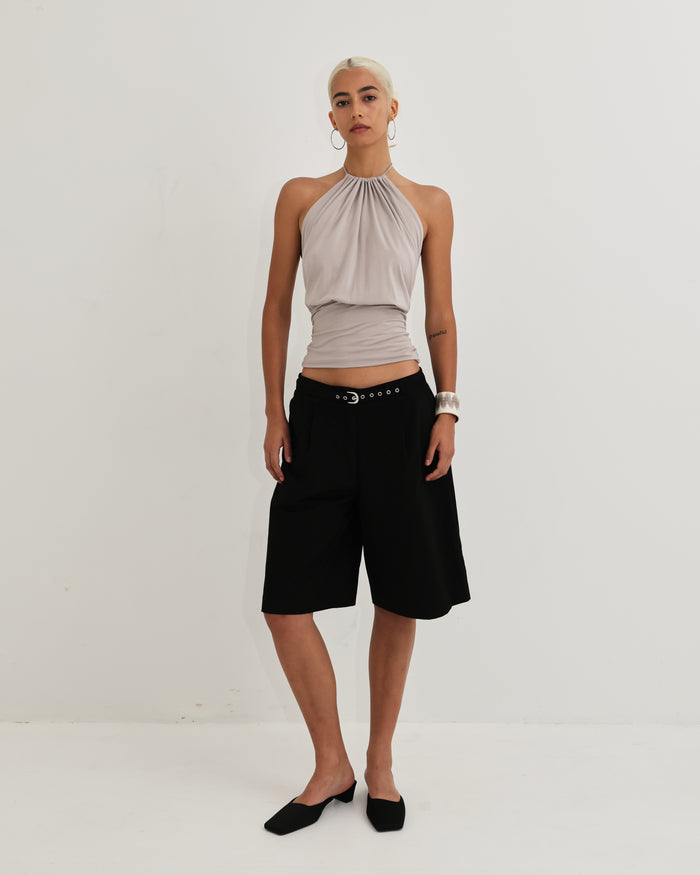 Women's Halter Top - Stone