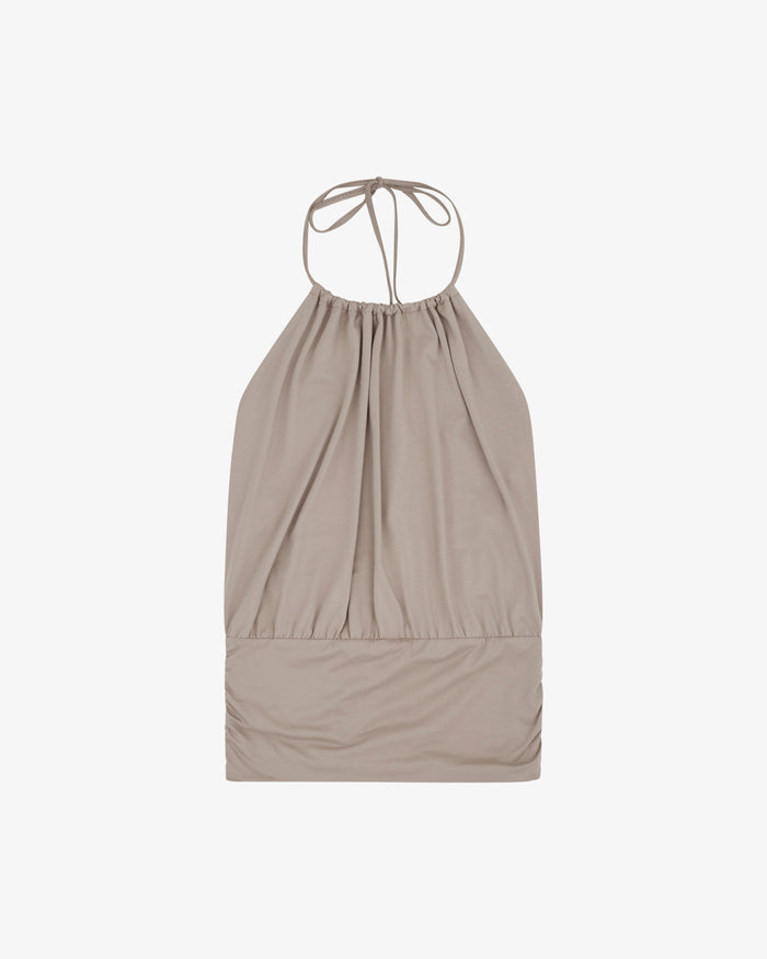 Women's Halter Top - Stone
