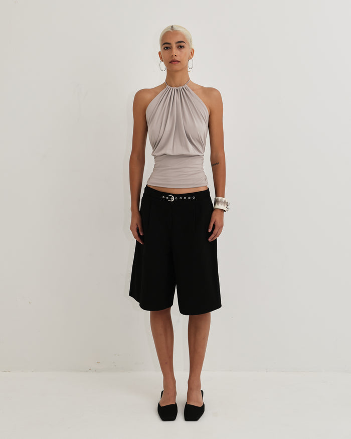 Women's Halter Top - Stone