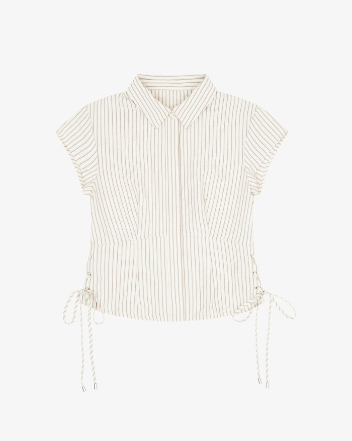Women's Laced Shirt - Stripe