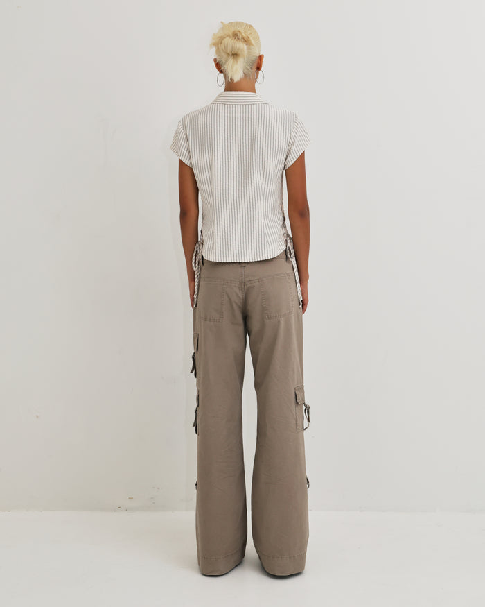 Women's Laced Shirt - Stripe
