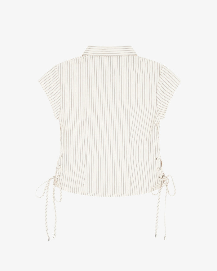 Women's Laced Shirt - Stripe