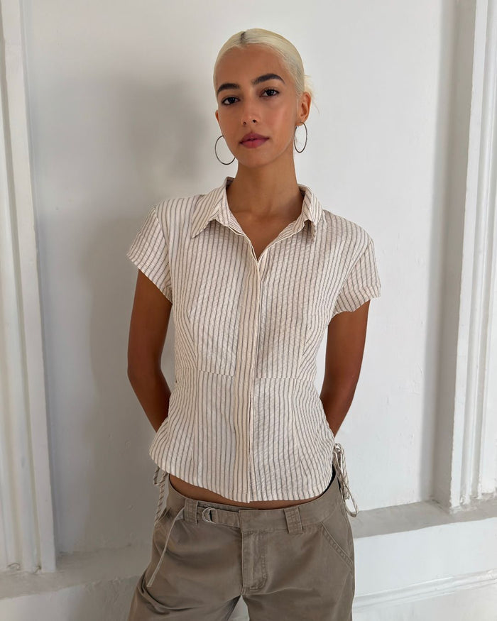 Women's Laced Shirt - Stripe