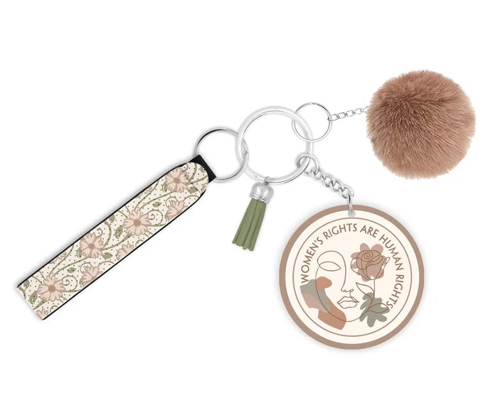 Women’s Rights Are Human Rights | Novelty Keychain