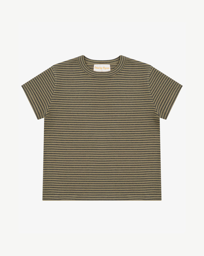 Womens Stripe Tee - Stripe