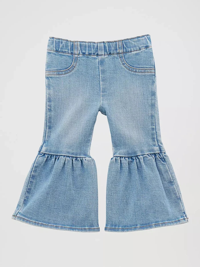 Wrangler Baby & Toddler Girl's Ruffle Flare Jean in Sky