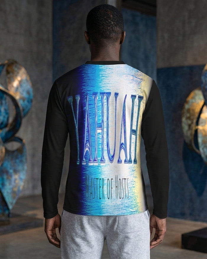 Yahuah: Master of Hosts (01-01) | Men's Long Sleeve Jersey Tee