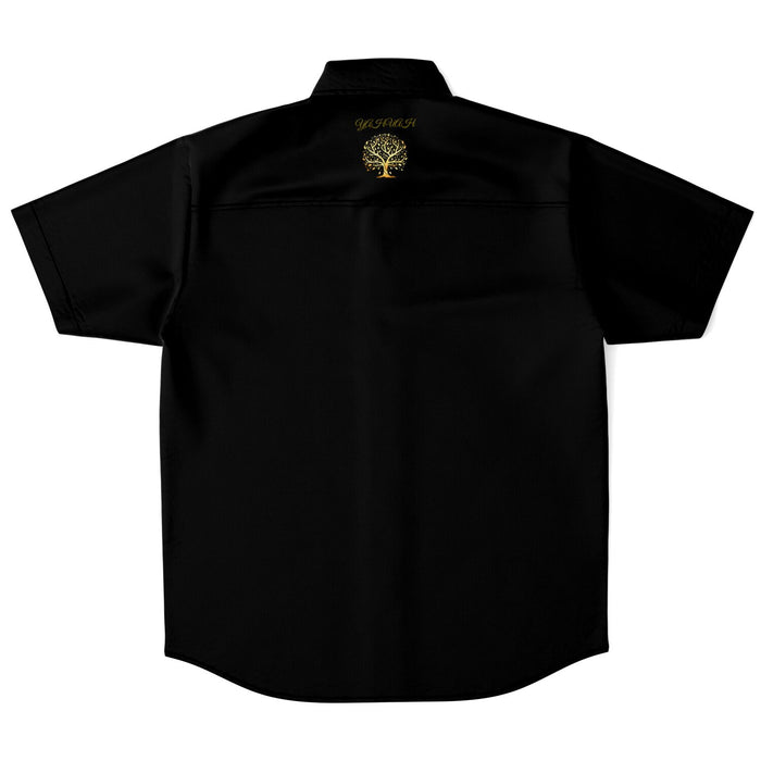 Yahuah: Tree of LIfe (01-01) | Men's Spread Collar Shirt | Polyester Poplin Fabric
