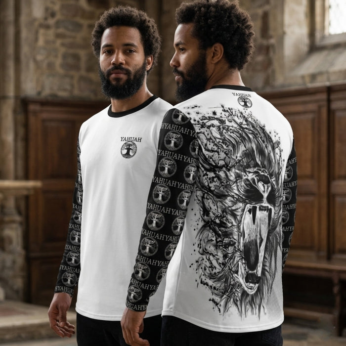 Yahuah: Tree of Life (02-05) - The Dualism Refined | Men's Long-Sleeve Cotton T-Shirt