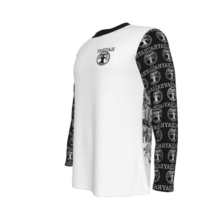 Yahuah: Tree of Life (02-05) - The Dualism Refined | Men's Long-Sleeve Cotton T-Shirt