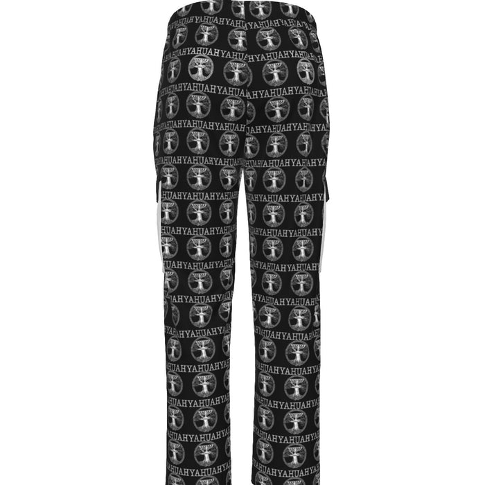 Yahuah: Tree of Life™ (02-05) — The Dualism Refined™ | Men's Cargo Sweatpants