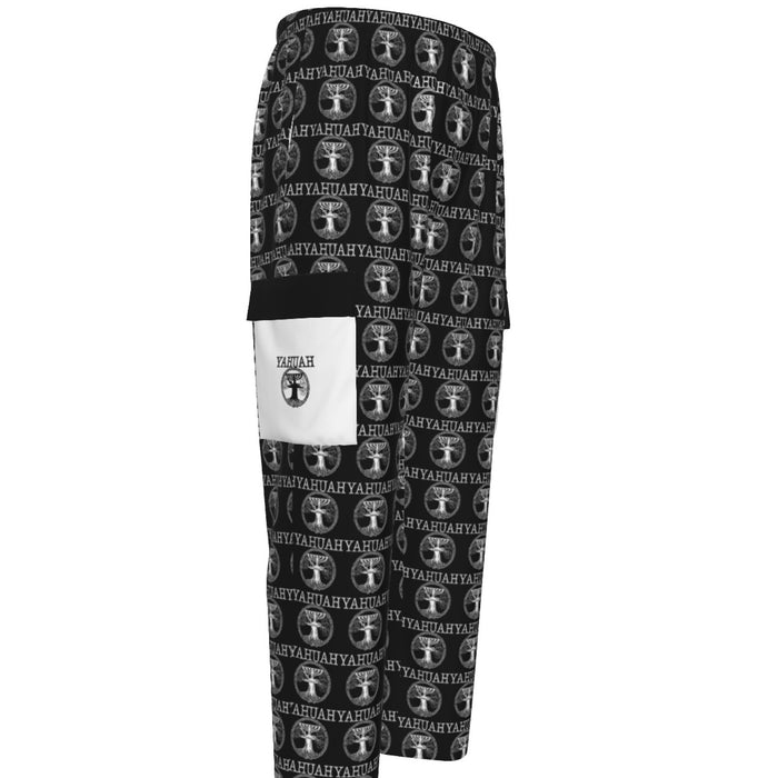Yahuah: Tree of Life™ (02-05) — The Dualism Refined™ | Men's Cargo Sweatpants
