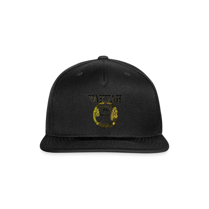 Yahuah Yahusha 04 Designer Sport-Tek Yupoong Snapback Baseball Cap (5 colors) - black