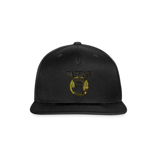 Yahuah Yahusha 04 Designer Sport-Tek Yupoong Snapback Baseball Cap (5 colors) - black