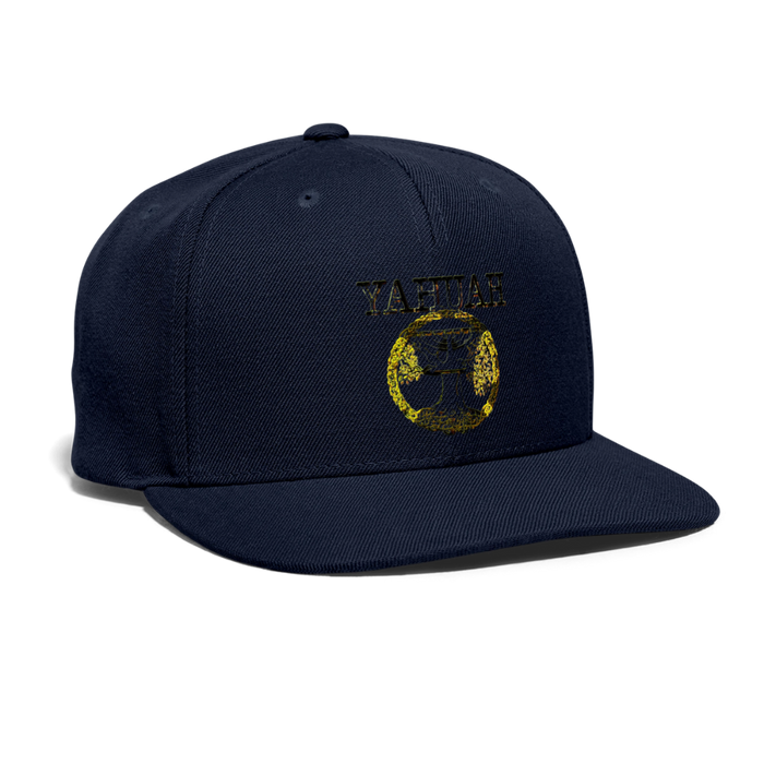 Yahuah Yahusha 04 Designer Sport-Tek Yupoong Snapback Baseball Cap (5 colors) - navy