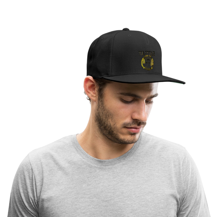 Yahuah Yahusha 04 Designer Sport-Tek Yupoong Snapback Baseball Cap (5 colors) - black