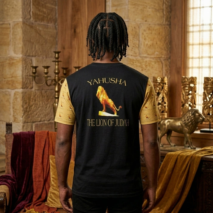 Yahusha: The Lion of Judah™ (01) — The Scepter of Judah™ | Men's Jersey T-Shirt