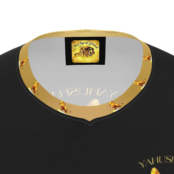 Yahusha: The Lion of Judah™ (01) — The Scepter of Judah™ | Men's V-Neck Jersey T-Shirt