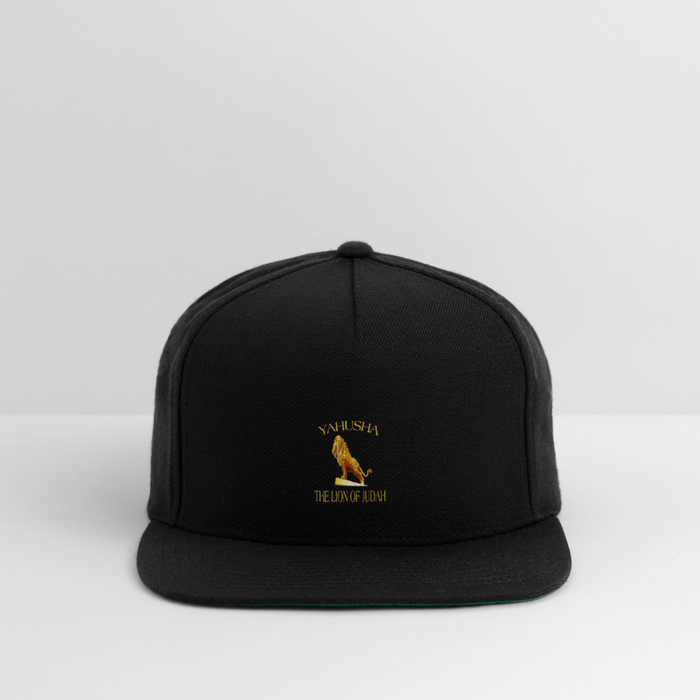 Yahusha-The Lion of Judah 01 Designer Sport-Tek Yupoong Snapback Baseball Cap - black