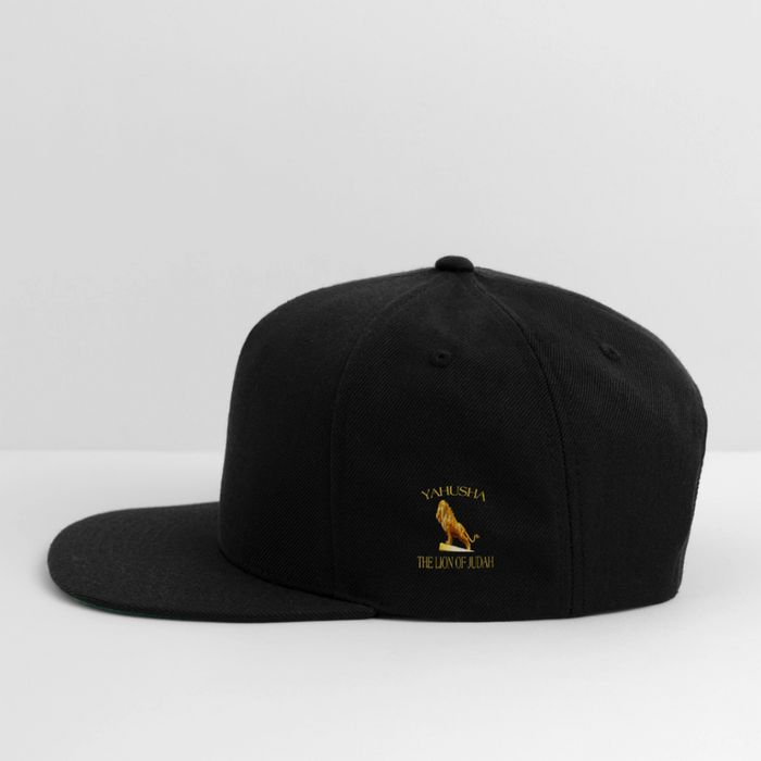Yahusha-The Lion of Judah 01 Designer Sport-Tek Yupoong Snapback Baseball Cap - black